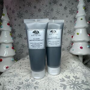 2 Origins Clear Improvement Active Charcoal Mask Brand New 2.5 fl oz. Christmas